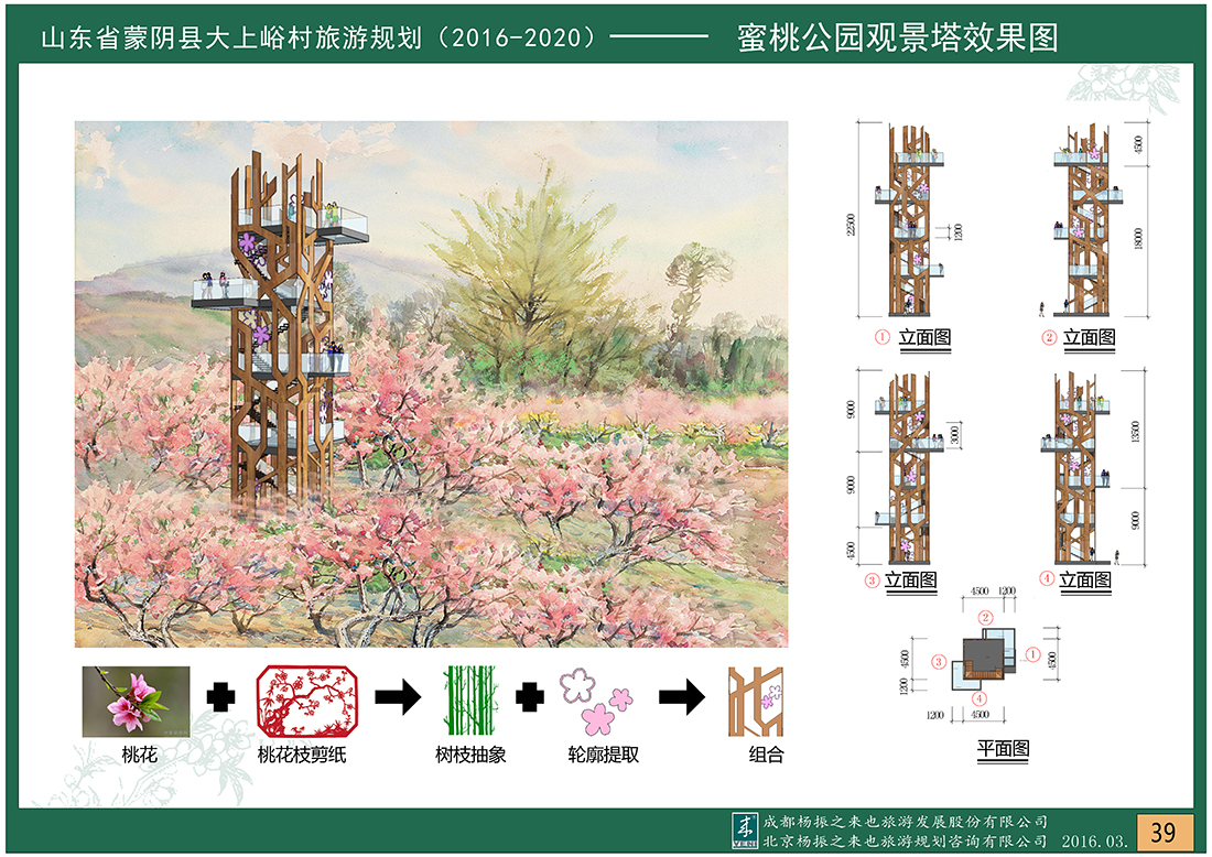 39桃公园观景塔效果图